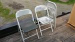 Vintage Aluminum Folding Chair